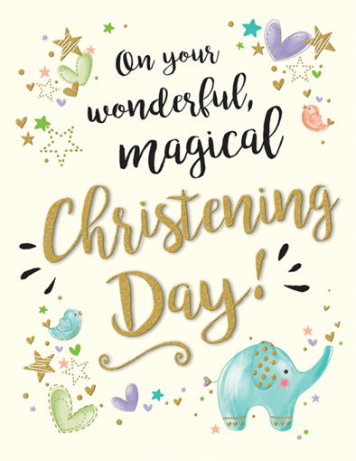 Picture of MAGICAL CHRISTENING DAY CARD